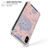 Rose Quartz & Serenity Floral iPhone XS Max Clear Case